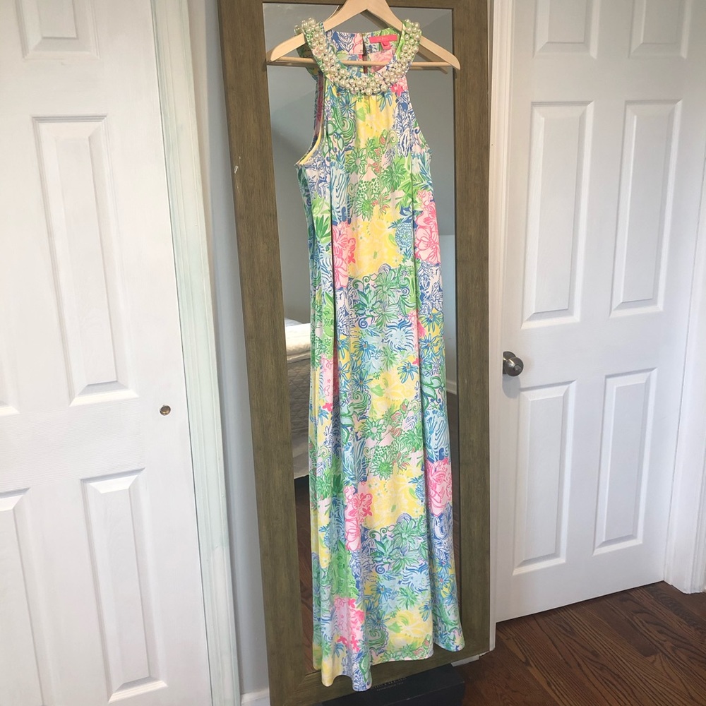 Lilly Pulitzer Shawn Maxi Halter Dress